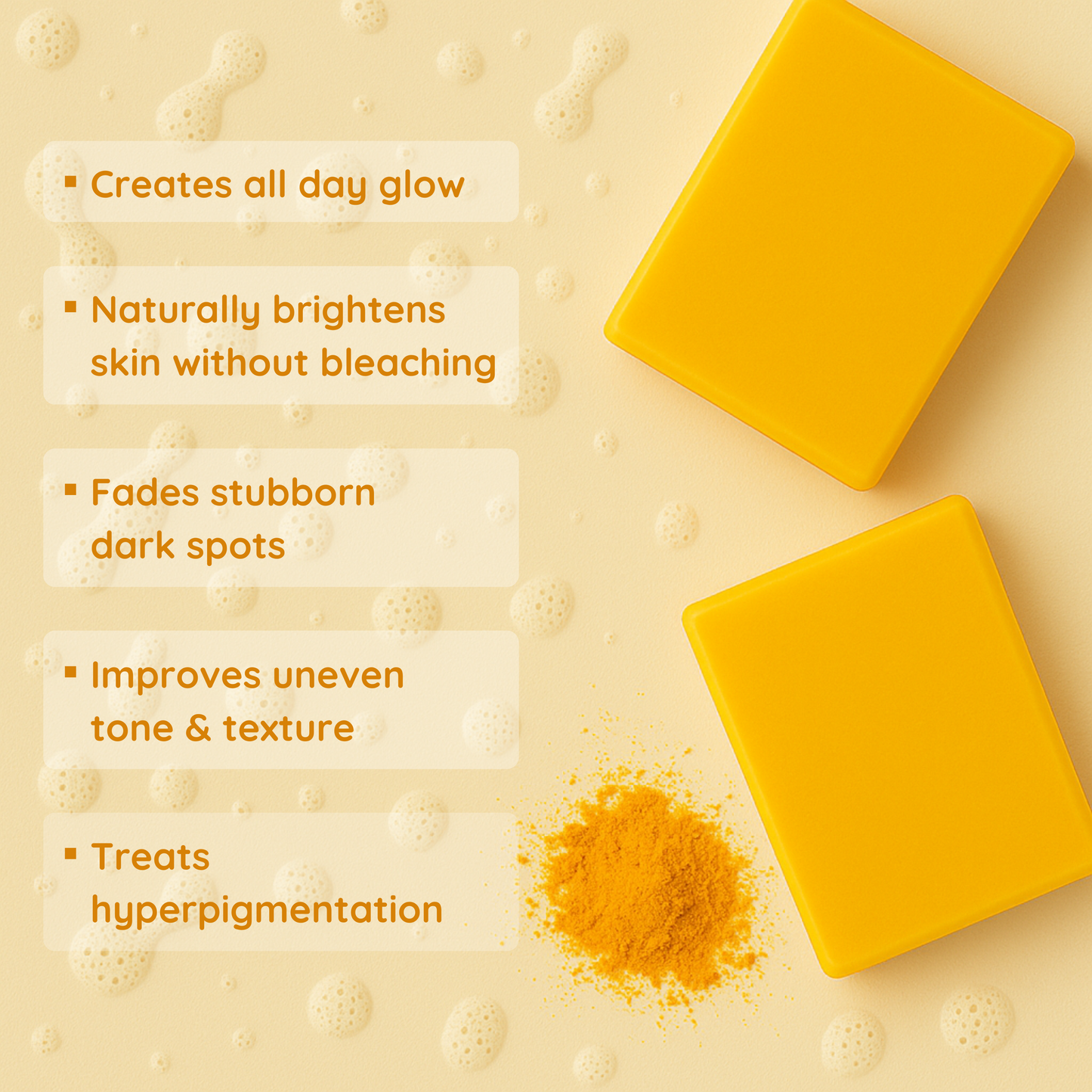 Turmeric & kojic acid brightening soap