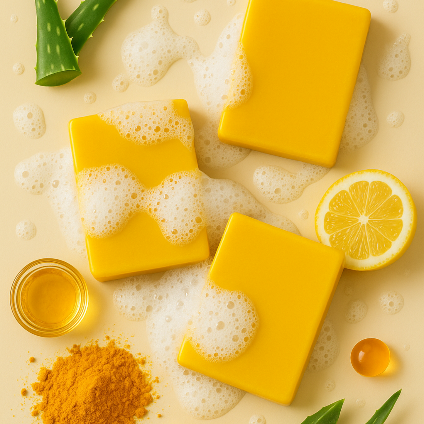 Turmeric & kojic acid brightening soap